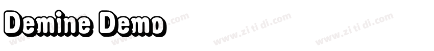 Demine Demo字体转换